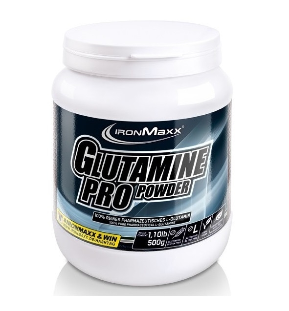 Glutamine Pro 500g Glutamina IronMaxx Produtos